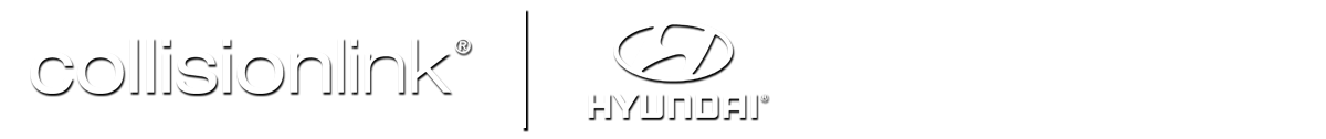 CollisionLink and Hyundai logo. 