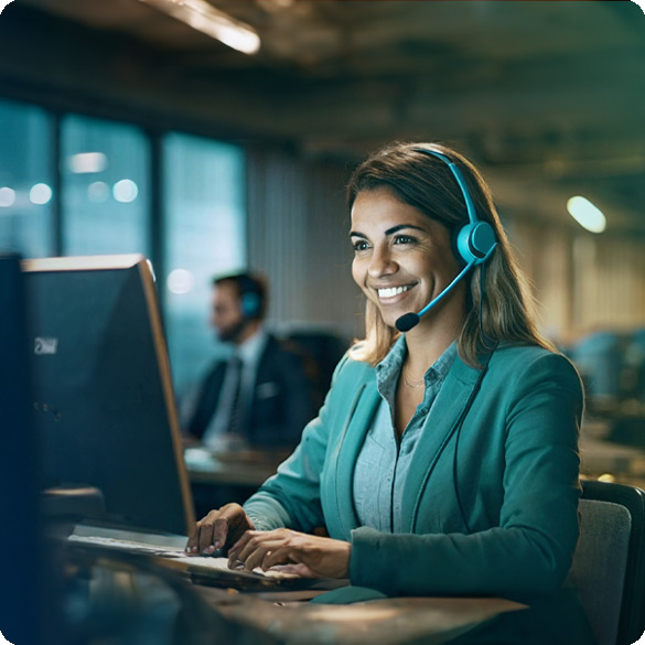 6_Lady_at_computer_with_headphones_585x585